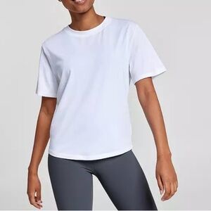 Calia Pure White Short Sleeve Tee